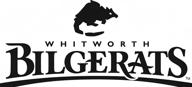Team logo is a knockoff of  the Whitworth Pirates logo. It is a landscape white logo with a black rat above black letters. Whitworth is in small font followed below by BILGERATS. Team logo is a knockoff of  the Whitworth Pirates logo. It is a landscape white logo with a black rat above black letters. Whitworth is in small font followed below by BILGERATS.